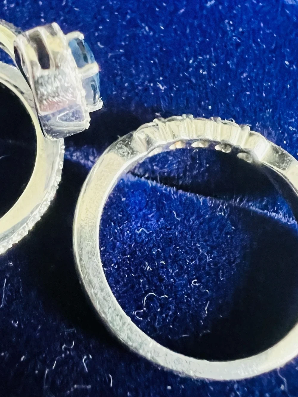 Hearts on fire and Simon G timeless blue
